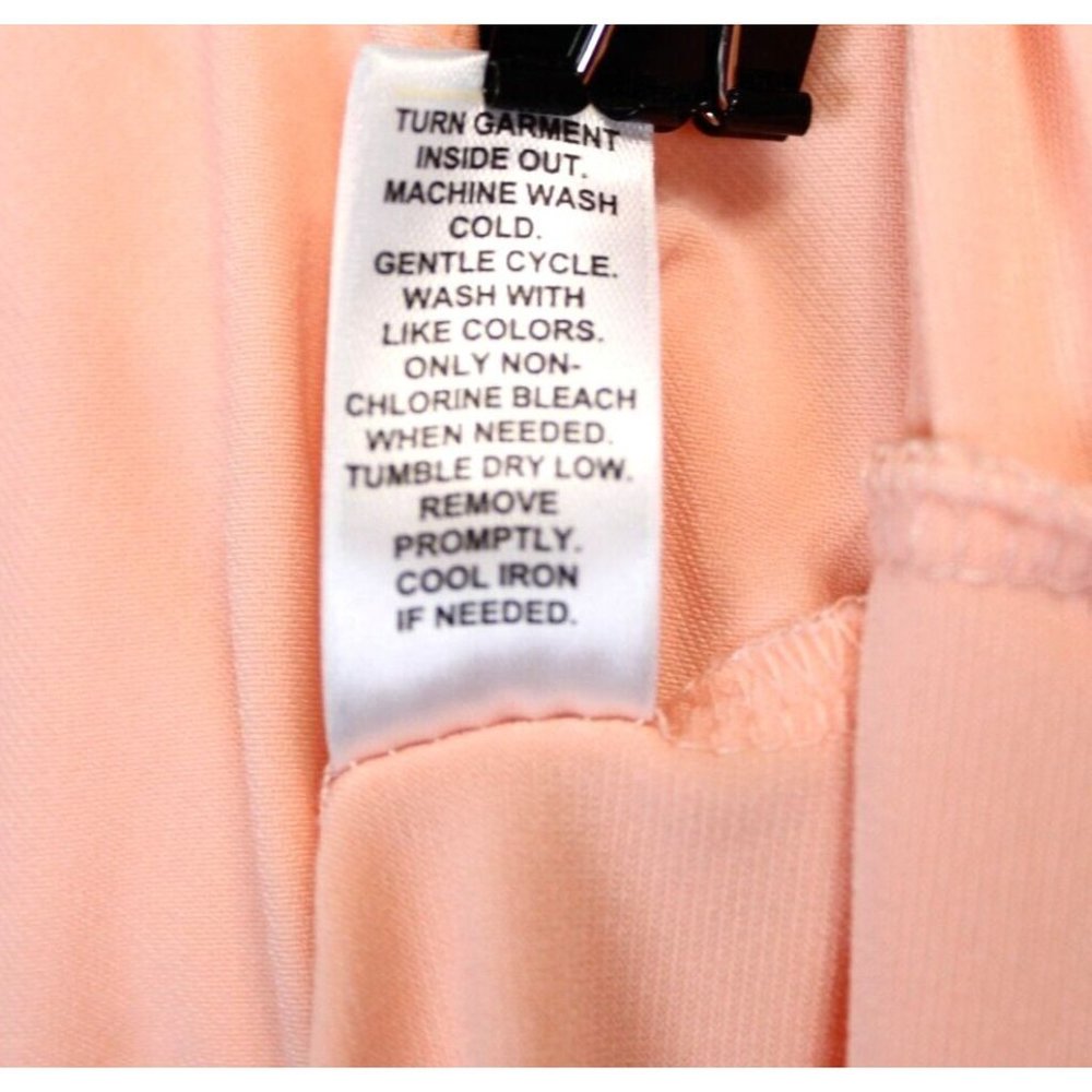 Cato Knit Top Women 14 / 16 Zipper Accent Jewel Neckline Peachy Pink Cottagecore - Picture 9 of 11